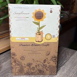 🫟5 for $25🫟 Rowood Sunflower Wooden Bloom Craft Kit